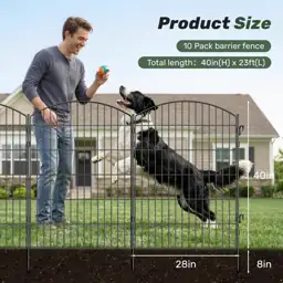 3-Layer Garden Fence with Gate… — Photo 2
