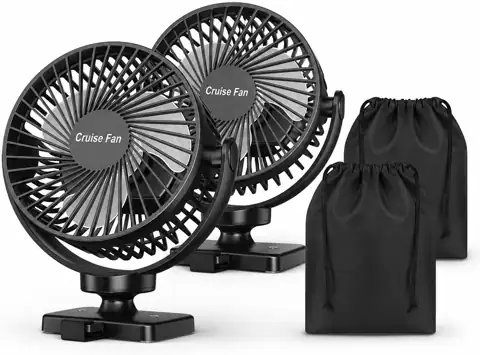 Magnetic Golf Cart Fan, 10000mAh… — Photo 1