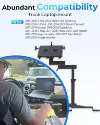 No-Drill Truck Laptop Mount Fit… — Photo 2