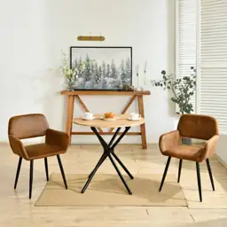 Fontana Industrial Round Wood Oak… — Photo 2