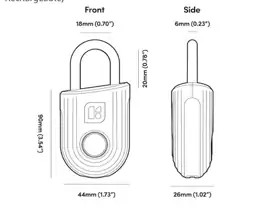 igloohome Padlock Lite Black Keyless… — Photo 3