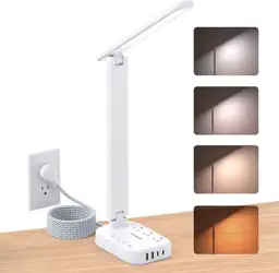LED Desk Lamp, 10Ft Power… — Photo 1