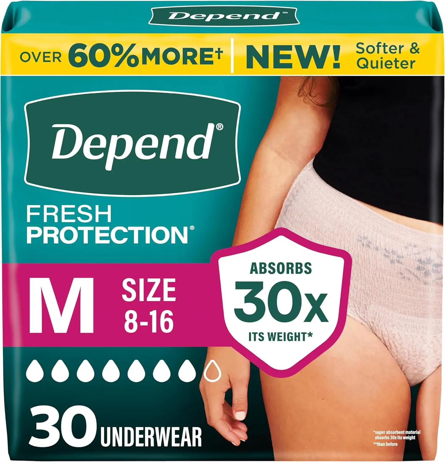Depend Fresh Protection Adult Diapers… — Photo 1