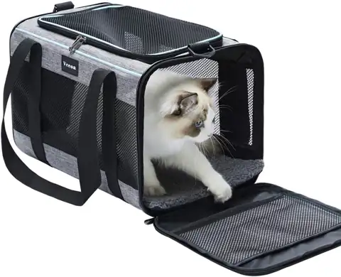 Vceoa 19"x12"x12" Pet Carrier for… — Photo 1