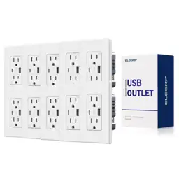 21W USB Wall Outlet with… — Photo 1
