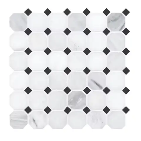 Greecian White Octagon 12 in.… — Photo 1