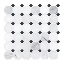 Greecian White Octagon 12 in.… — Photo 1