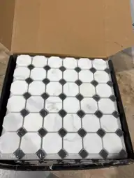 Greecian White Octagon 12 in.… — Photo 3