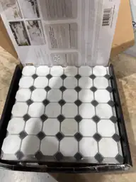 Greecian White Octagon 12 in.… — Photo 4