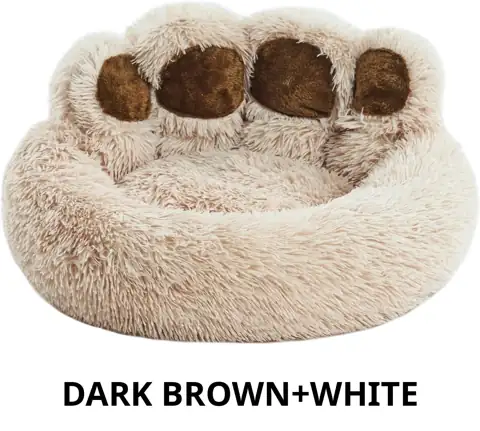 Paw Shape Calming Plush Faux… — Photo 1