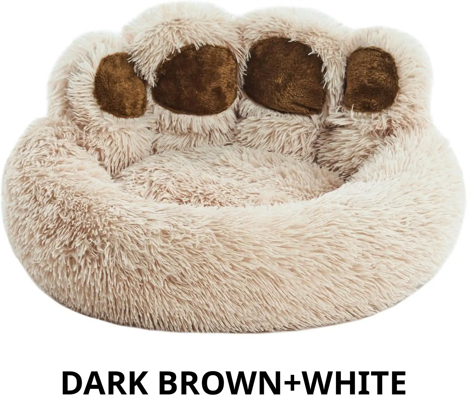 Paw Shape Calming Plush Faux… — Photo 1