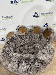 Paw Shape Calming Plush Faux… — Photo 3