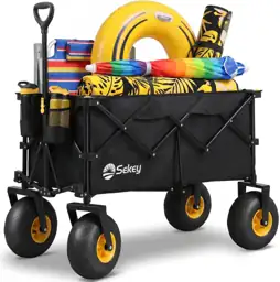 Sekey Heavy-Duty Beach Wagon with… — Photo 1