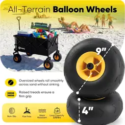 Sekey Heavy-Duty Beach Wagon with… — Photo 2