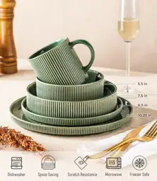 GBHOME Stoneware Dinnerware Sets for… — Photo 2