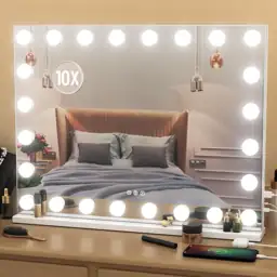 Vanity Mirror with Lights, 32x24,… — Photo 1