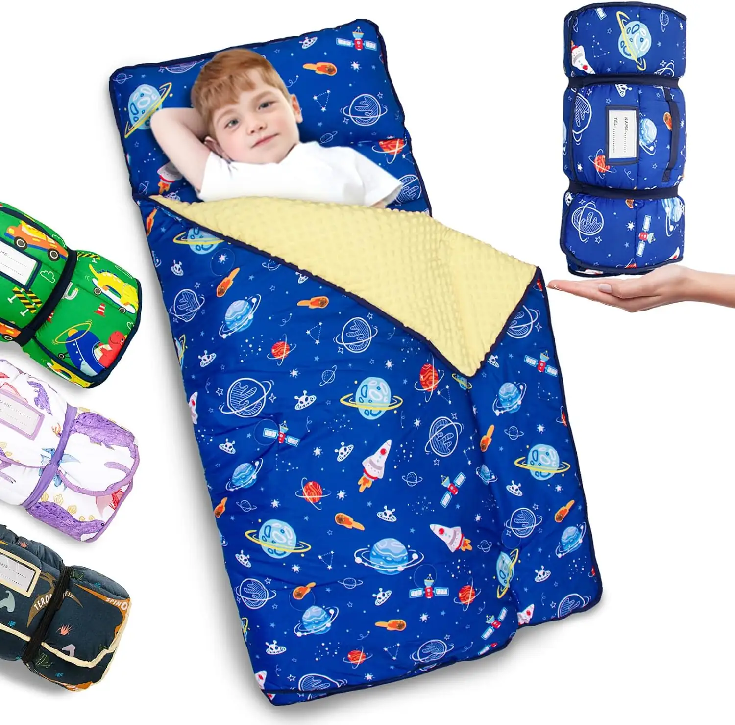 Toddler Nap Mat with Pillow,… — Photo 1