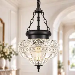 Vintage Pendant Lights, Black Pendant… — Photo 1