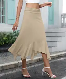 Midi Skirts for Women, Handkerchief… — Photo 2