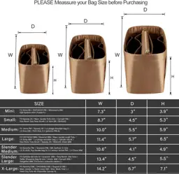 Purse Organizer Insert for Handbags… — Photo 2