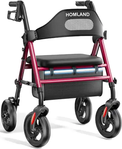 HOMLAND Foldable Rollator Walker for… — Photo 1