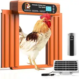 Automatic Chicken Coop Door Solar-Powered,… — Photo 1