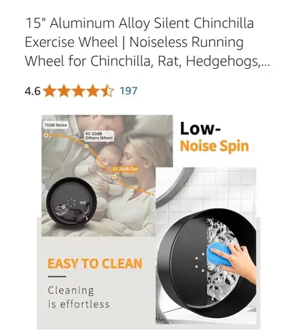 15" Aluminum Alloy Silent Chinchilla… — Photo 1