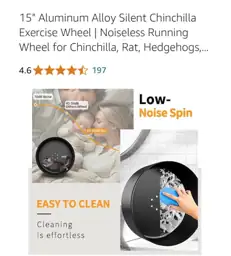 15" Aluminum Alloy Silent Chinchilla… — Photo 1