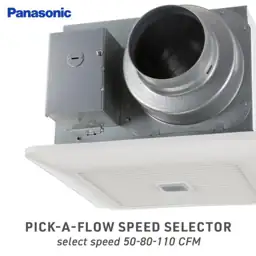 Panasonic WhisperSense 0.3-Sone 110-CFM White… — Photo 2