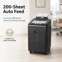 Paper Shredder 200 Sheet Auto… — Photo 2