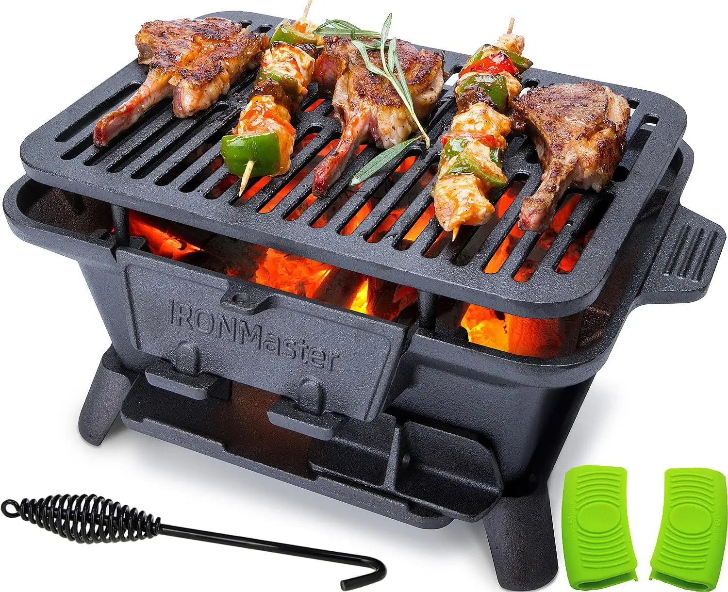 IronMaster Hibachi Grill Small Portable… — Photo 1
