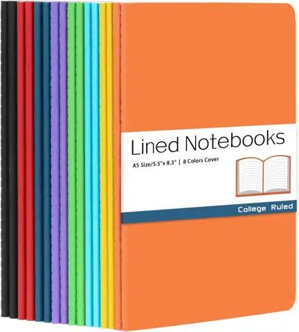 Gwybkq A5 Lined Notebooks, 16-Pack… — Photo 1