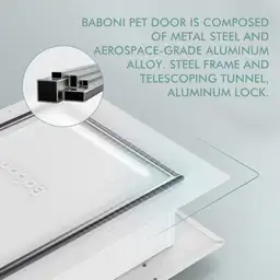 Baboni Wall Pet Door -… — Photo 2