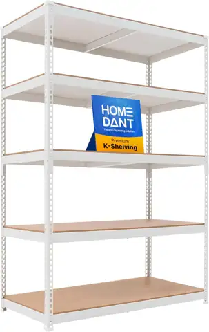 White 47.7" Deep 5 Tier… — Photo 1