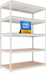 White 47.7" Deep 5 Tier… — Photo 1