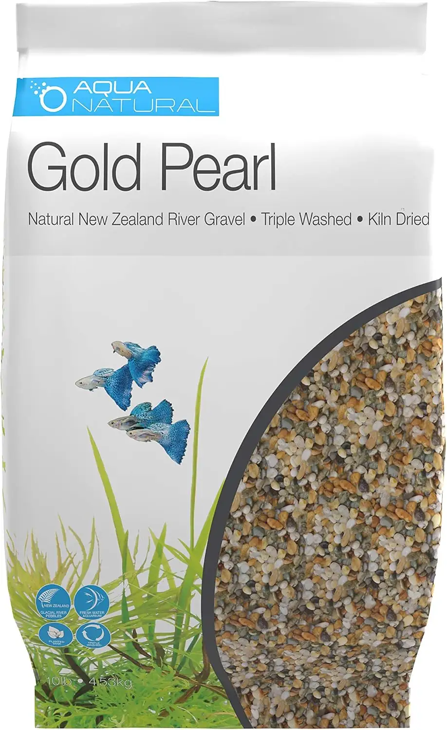 Aqua Natural Aquarium Substrate, Gold… — Photo 1