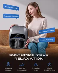 Foot Massager with Heat for… — Photo 2