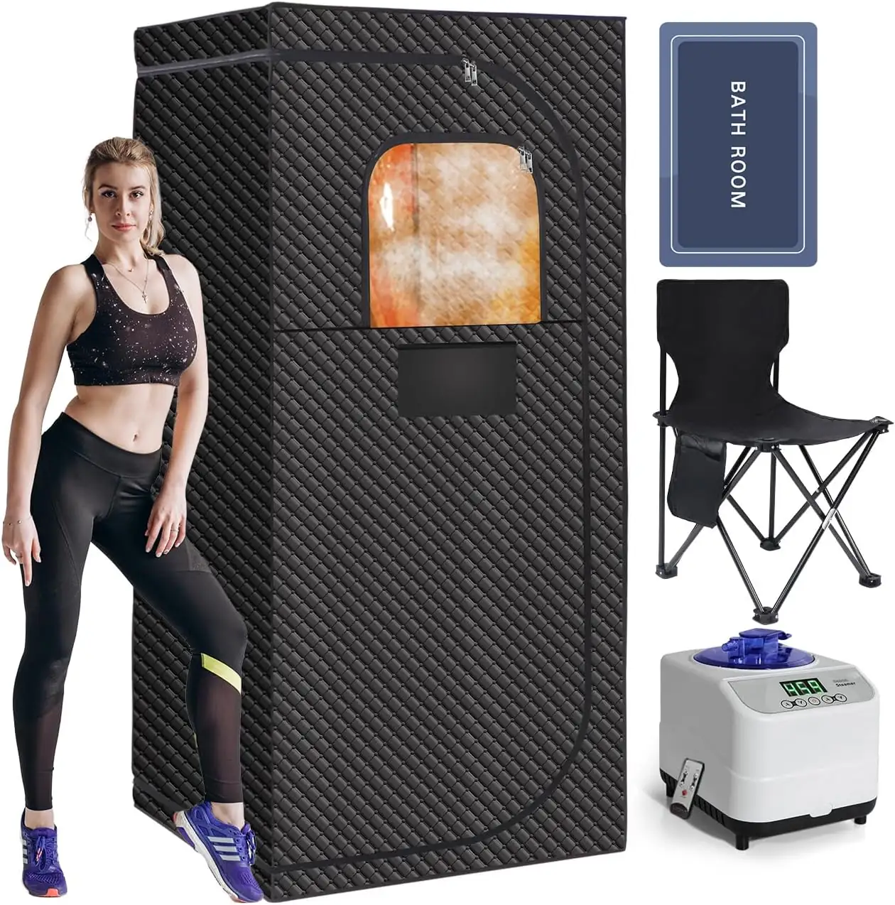 Portable Steam Sauna with 3L/1500W… — Photo 1