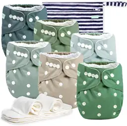 wegreeco Cloth Diapers 6 Pack… — Photo 1