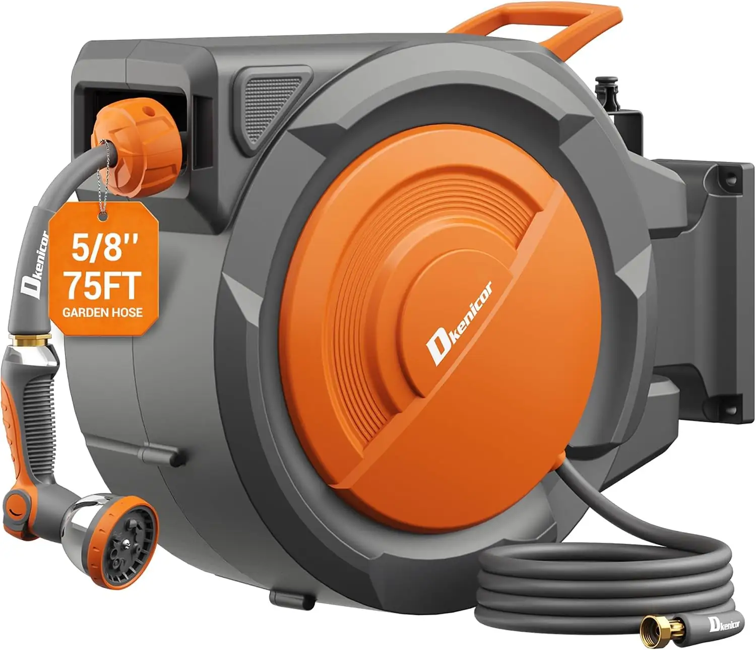 Retractable Garden Hose Reel, 5/8… — Photo 1