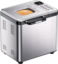 Bread Maker, 2LB Stainless Steel… — Photo 1