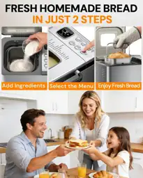 Bread Maker, 2LB Stainless Steel… — Photo 2