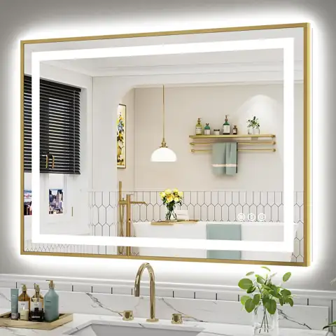 48x36 Inch LED Bathroom Mirror… — Photo 1