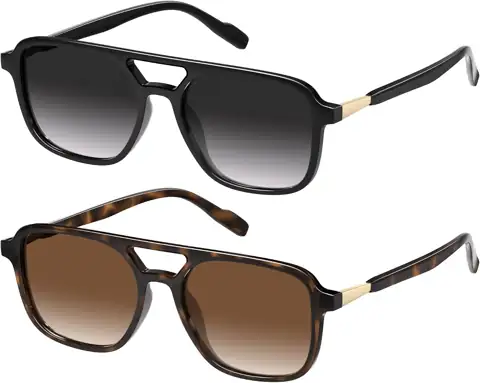 Retro Aviator Sunglasses for Women… — Photo 1