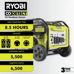 6500-Watt Gasoline Powered Inverter Generator… — Photo 2