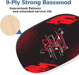 Wood Pickleball Paddles Set of… — Photo 2