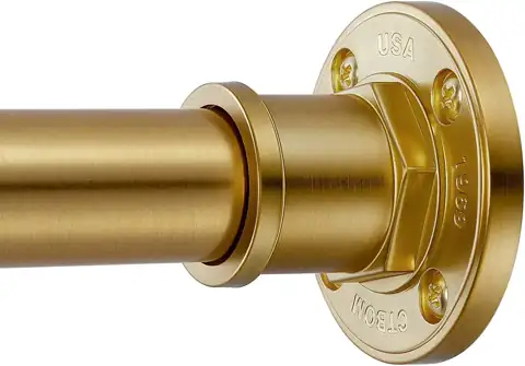 BRIOFOX Industrial Shower Curtain Rod… — Photo 1