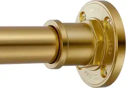 BRIOFOX Industrial Shower Curtain Rod… — Photo 1