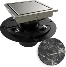WEBANG 4-Inch Square Shower Drain… — Photo 1