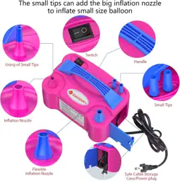 IDAODAN Electric Balloon Pump, Portable… — Photo 2